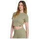Target Γυναικεία κοντομάνικη μπλούζα Rib Crop Top